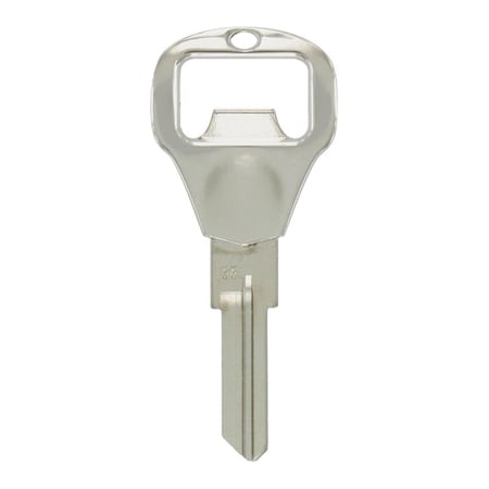 Hillman Bottle Opener Key House & Padlock Universal Key Blank Double Sided - Pack of 4 5932140